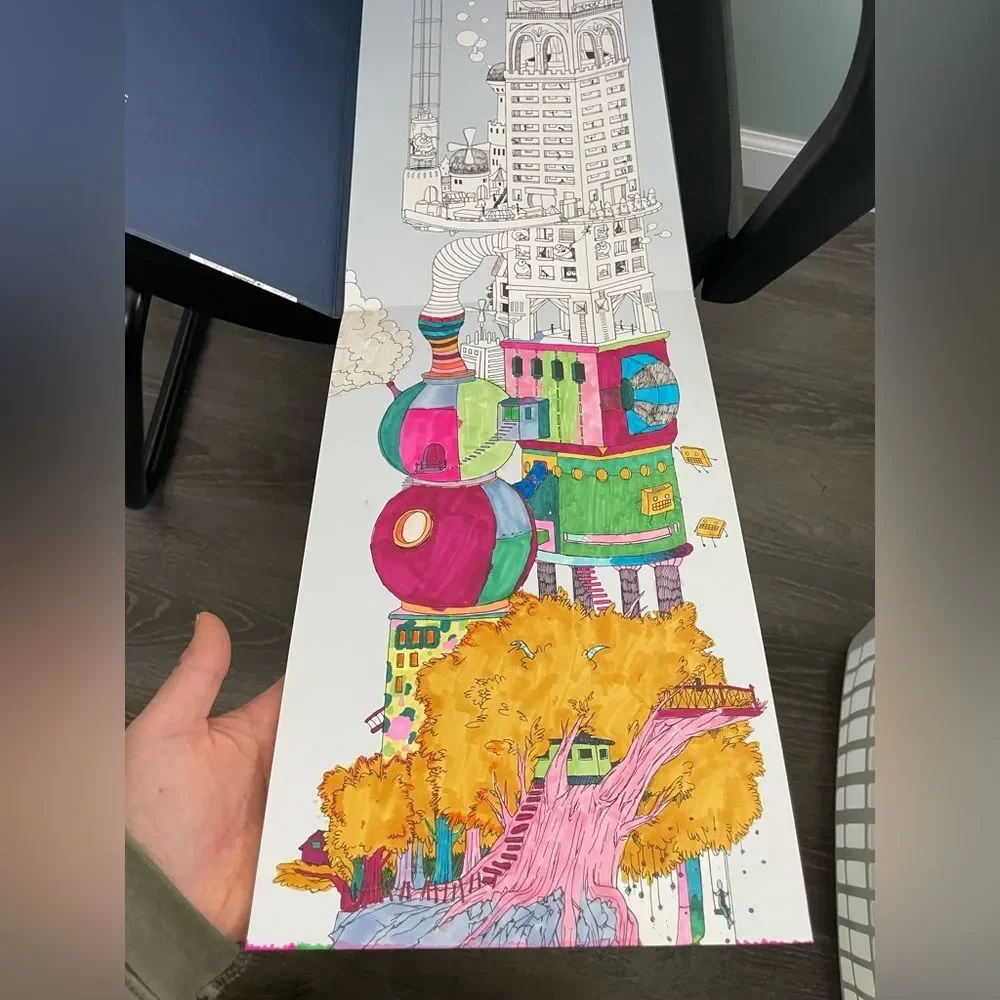 To the Moon: The Tallest Colouring Book in the World Paperback / softback - Used